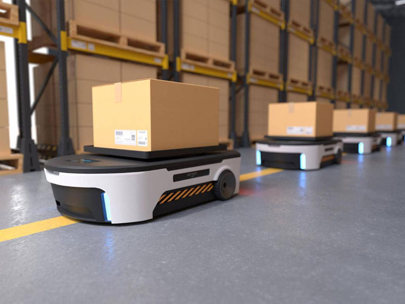 Robot transferowy AGV